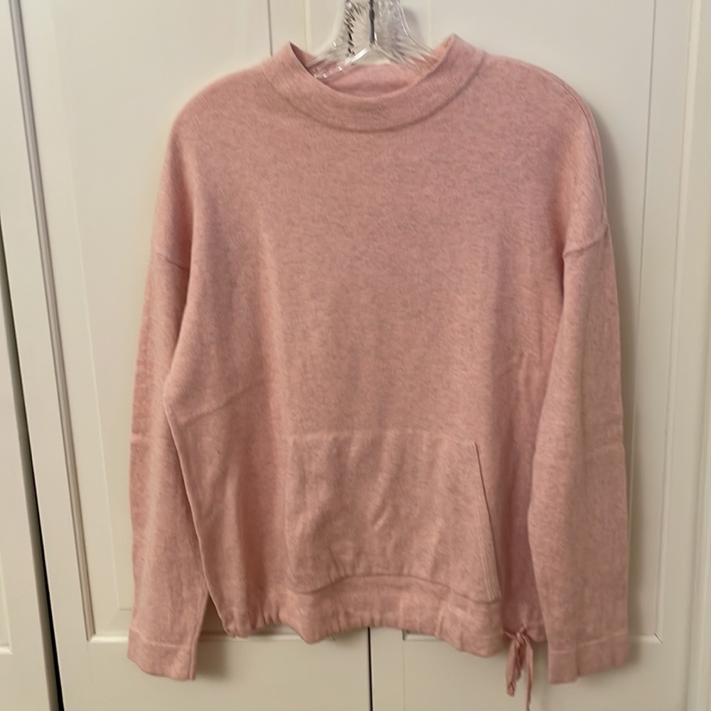 J.Jill pocket-front drawstring sweater size M